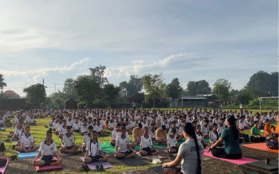 Semangat Pagi Sabtu Sehat dengan Yoga